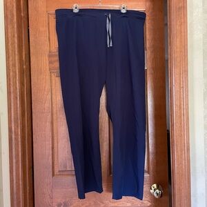 Figs Livingston Basic Scrub Pants XL petite Navy